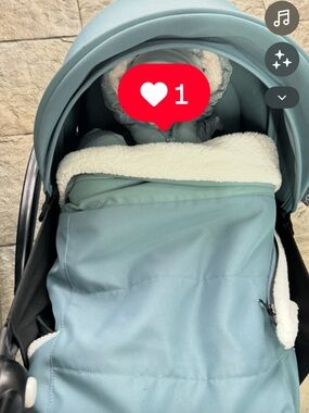 Babyzen YOYO Footmuff + Seat Pad Set – Aqua Green